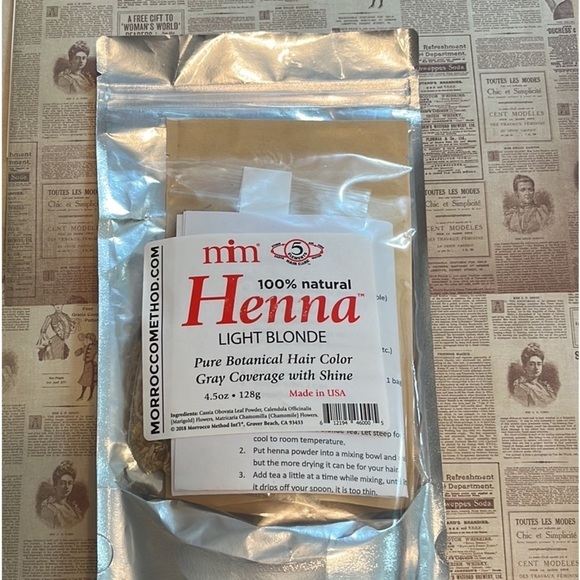NWT Morrocco Method henna natural hair dye light blonde - Picture 1 of 2